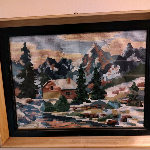 Embroidery frames like new, pack of 9 pieces