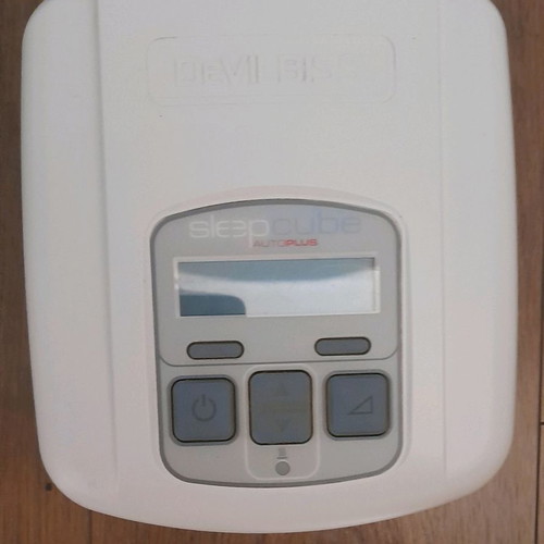 DeVilbiss sleep apnea device used with unused mask