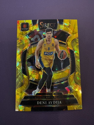 2025-26 Panini Select EuroLeague BK Deni Avdija Concourse Gold card, like new