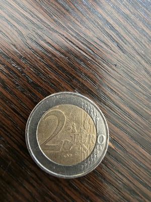 2 Euro 2000 King Albert II coin used