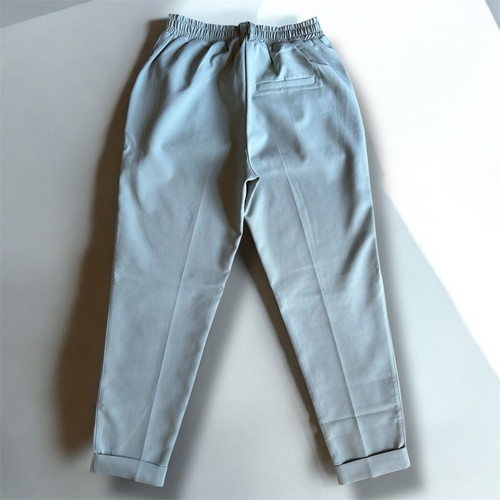 Bershka women's light blue straight leg trousers size 34 like new