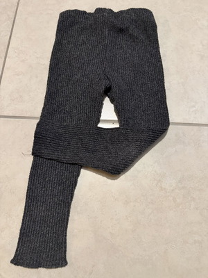 Zara children's leggings used, dark gray, 98cm