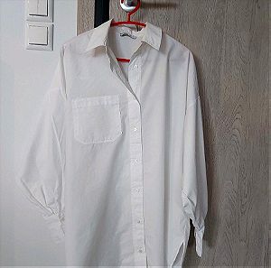 Λευκό oversized πουκαμισο Small