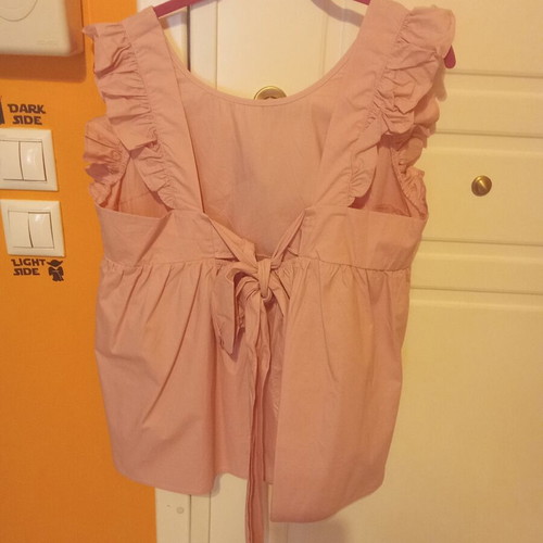 Shein summer pink blouse size Large new