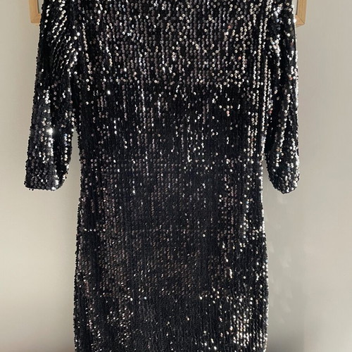 Sequin dress size S Esmara like new, black