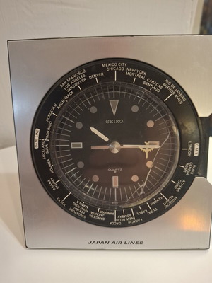 Seiko Seikosha Japan Airlines επιτραπέζιο ρολόι quartz μεταχειρισμένο