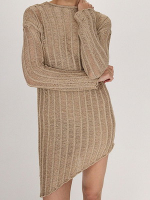 Reserved beach dress used, gold, size S