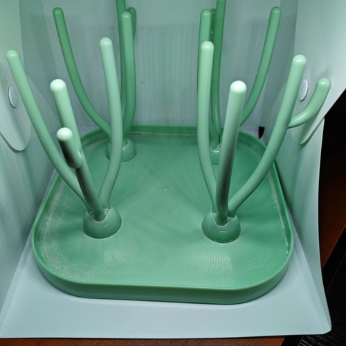 Bottle drying stand tree type like new, green