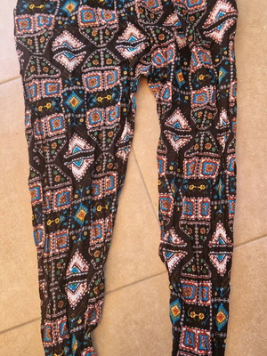 Printed pants used, size L 40 12