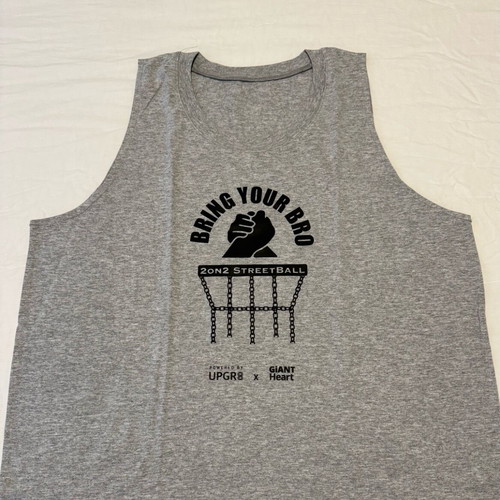 Giant Heart sleeveless shirt gray new, size XL