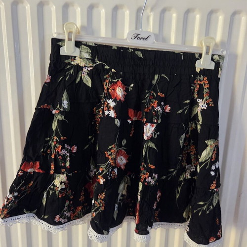 Celestino mini flared skirt like new, multicolor, size S