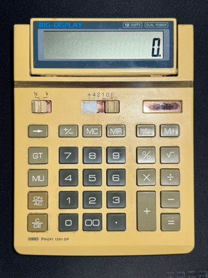 Vintage calculator MBO Profi 1201 DP used