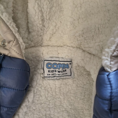 Coppa Kids Baby Winter Overall Set Like New with Gloves and Booties