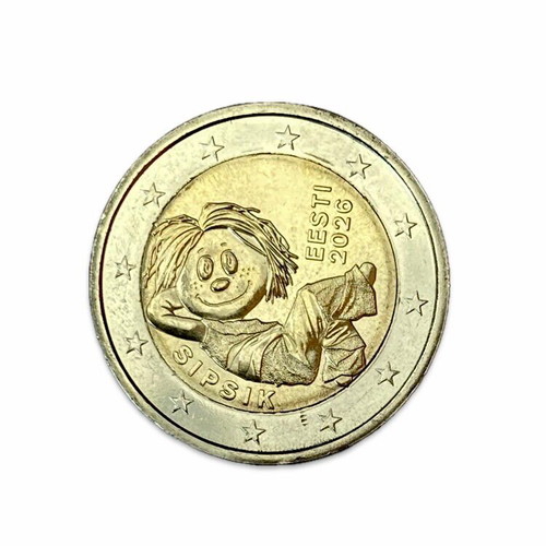 Estonian 2 Euro 2026 Sipsik UNC from Roll
