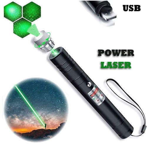 Powerful Green Laser Rechargeable with Lithium Battery