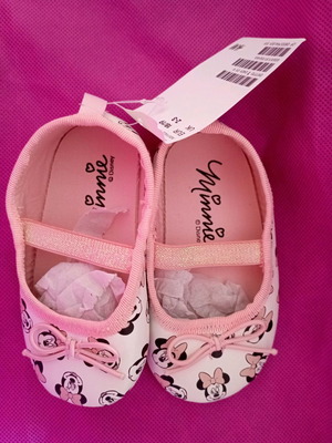 Παπούτσια Minnie καινούρια, νούμερο 18/19, H&M
