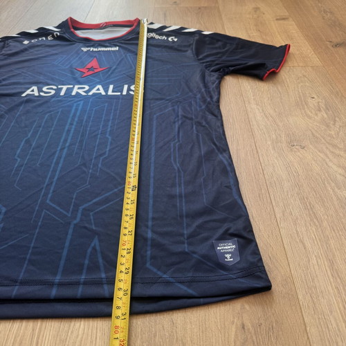 Hummel Astralis 2021/22 Blue E-Sports CSGO Game Jersey T-shirt Men's XL