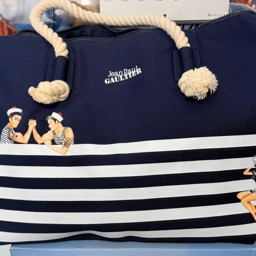 Paul Gaultier Weekend Shoulder Bag New Navy