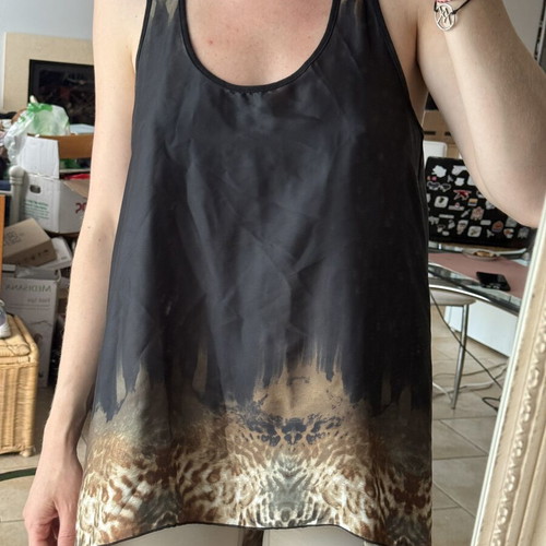 Nzal blouse like new, size S-M, black multicolor