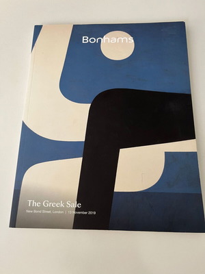 Κατάλογος Bonhams The Greek Sale 2019 σαν καινούργιο