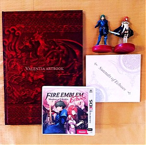 (σφραγισμένο game) Fire emblem Echoes + art book+ soundtrack+amiibo όλα από την συλλεκτική έκδοση.