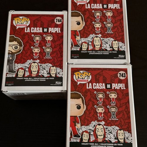 Funko Pop La Casa de Papel Bundle Berlin Chase, Berlin & The Professor