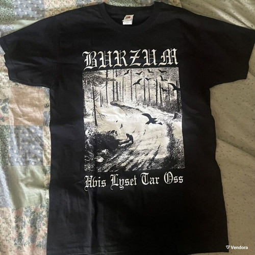 Burzum black metal t-shirt size S like new