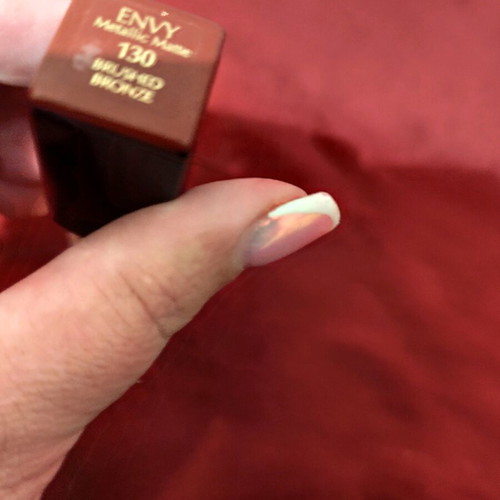 Estée Lauder Envy Metallic Matte 130 Brushed Bronze Lipstick like new