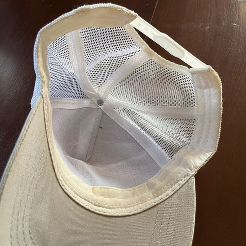 Jockey Trucker Hat NYC New York Collection beige one size like new