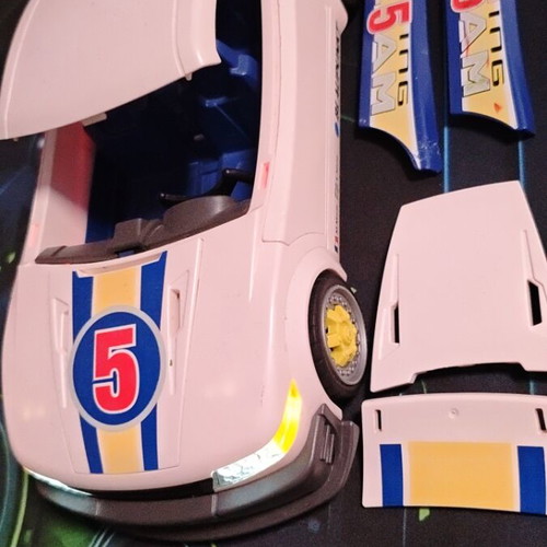 Playmobil figures pack of 41 with 7 horses and a car used