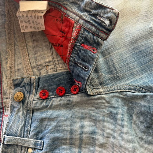 Staff Jeans denim shorts set M used, dark and light wash