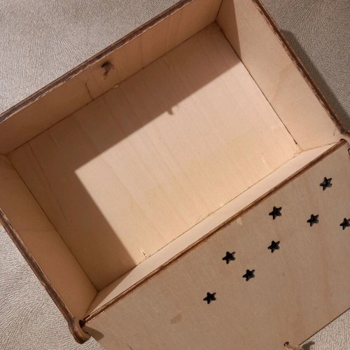 Gift&Design wooden box "STAR" new