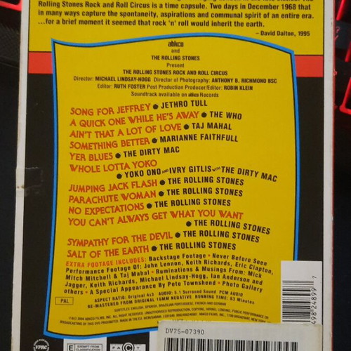 The Rolling Stones Rock and Roll Circus DVD used, excellent condition