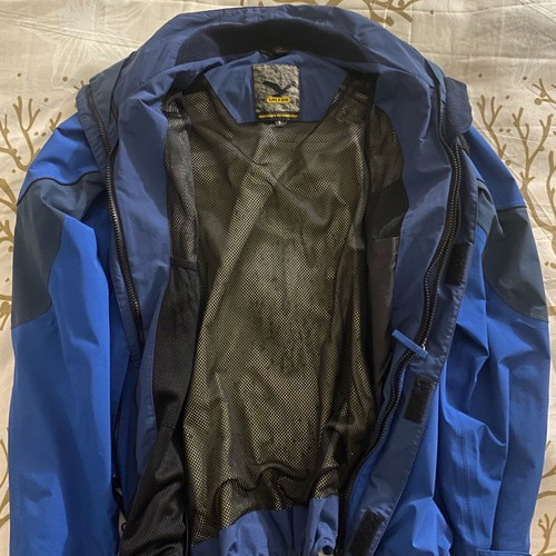 Salewa Goretex jacket used, blue, size S