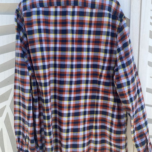 Esprit men plaid shirt slim fit, like new, multicolor, XL-XXL