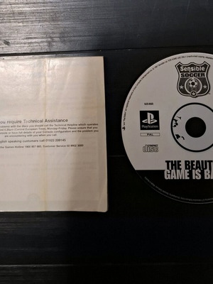 Sensible Soccer PlayStation (PS1) употребявана, без корица и кутия