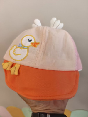 Duck Hat new, 6-12 months, multicolor