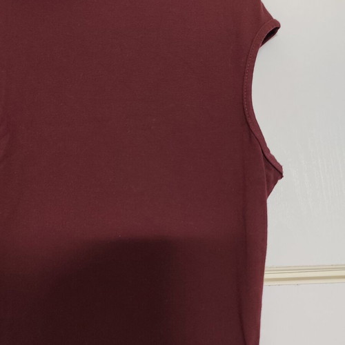 Celestino sleeveless dress, burgundy, size Large