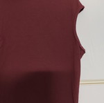 Celestino sleeveless dress, burgundy, size Large