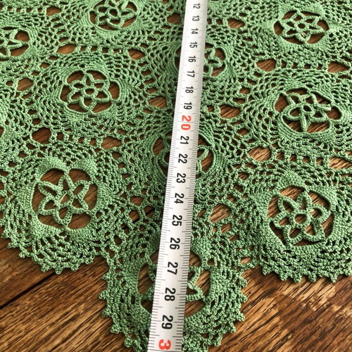 Handmade needle embroidery table set like new, 3 pieces