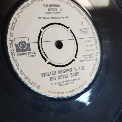 Walter Murphy & The Big Apple Band A Fifth Of Beethoven 7" single used