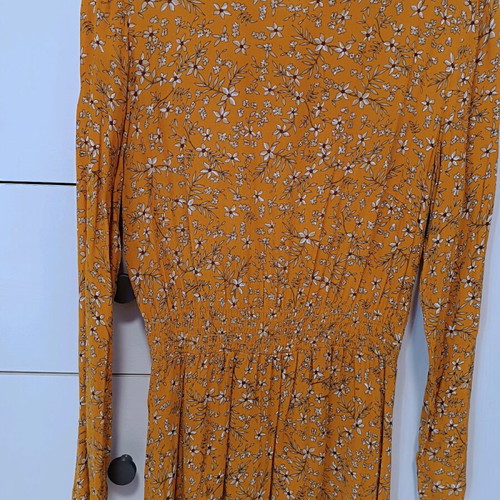 Floral dress like new, multicolor orange H&M size S