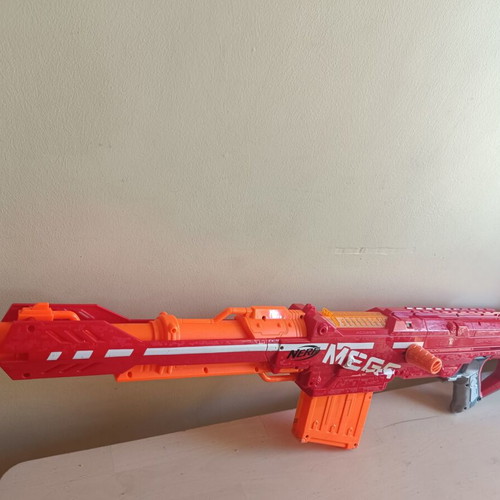 Nerf Mega blaster used, missing bipod and darts