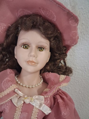 Vintage porcelain doll, 40cm