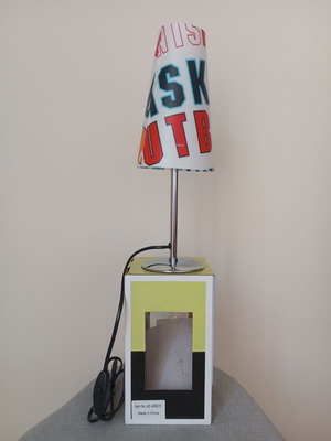 Basketball table lamp, new in box