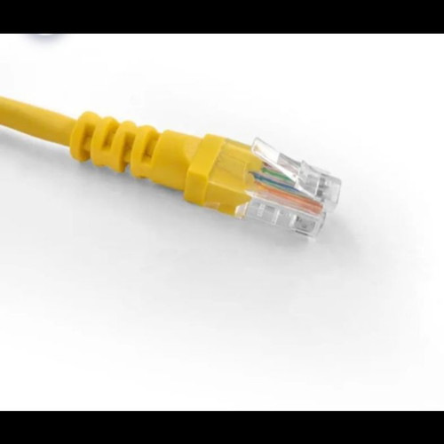 Cat5e Ethernet cable yellow new, 1.5m network length