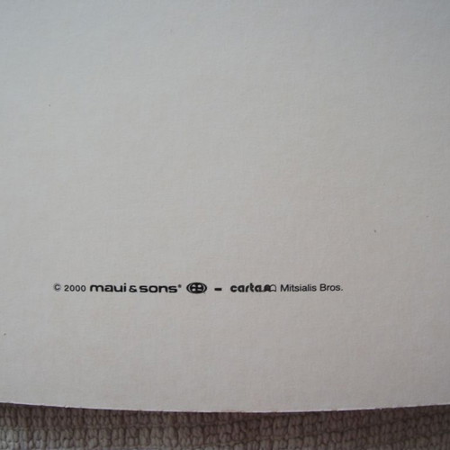 Maui & Sons notebook from 2000 decade like new with thick cover