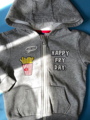 Baby children's hoodie used for ages 2-4
