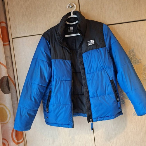 Karrimor Puffer Jacket like new, blue/black, size S