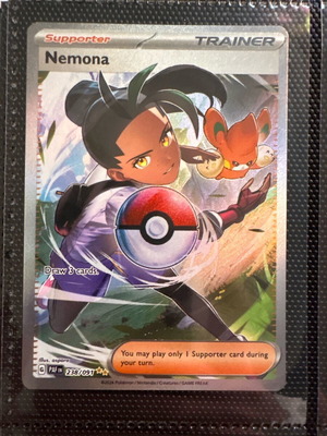Pokémon TCG Nemona 238/193 Special Illustration Rare Paldean Fates καινούργιο